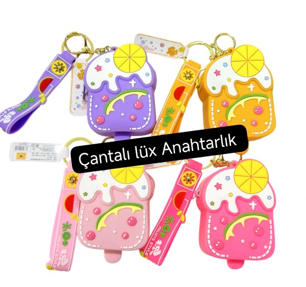 silikon cüzdan anahtarlık dondurma model 5348