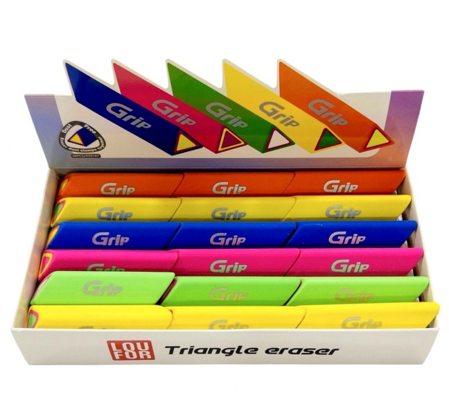 üçgen silgi yumuşak grip model