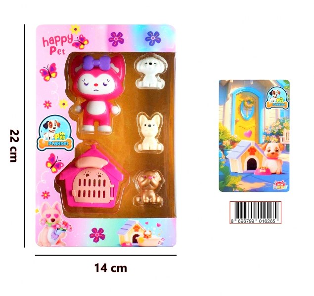 oyuncak happy pet mutlu hayvanlar seti 5352