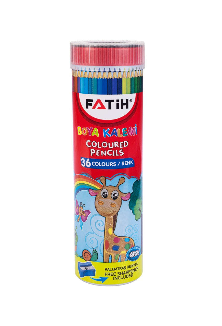 FATİH 33190 KURUBOYA 36 RENK TAM BOY TÜP 6'LI *8