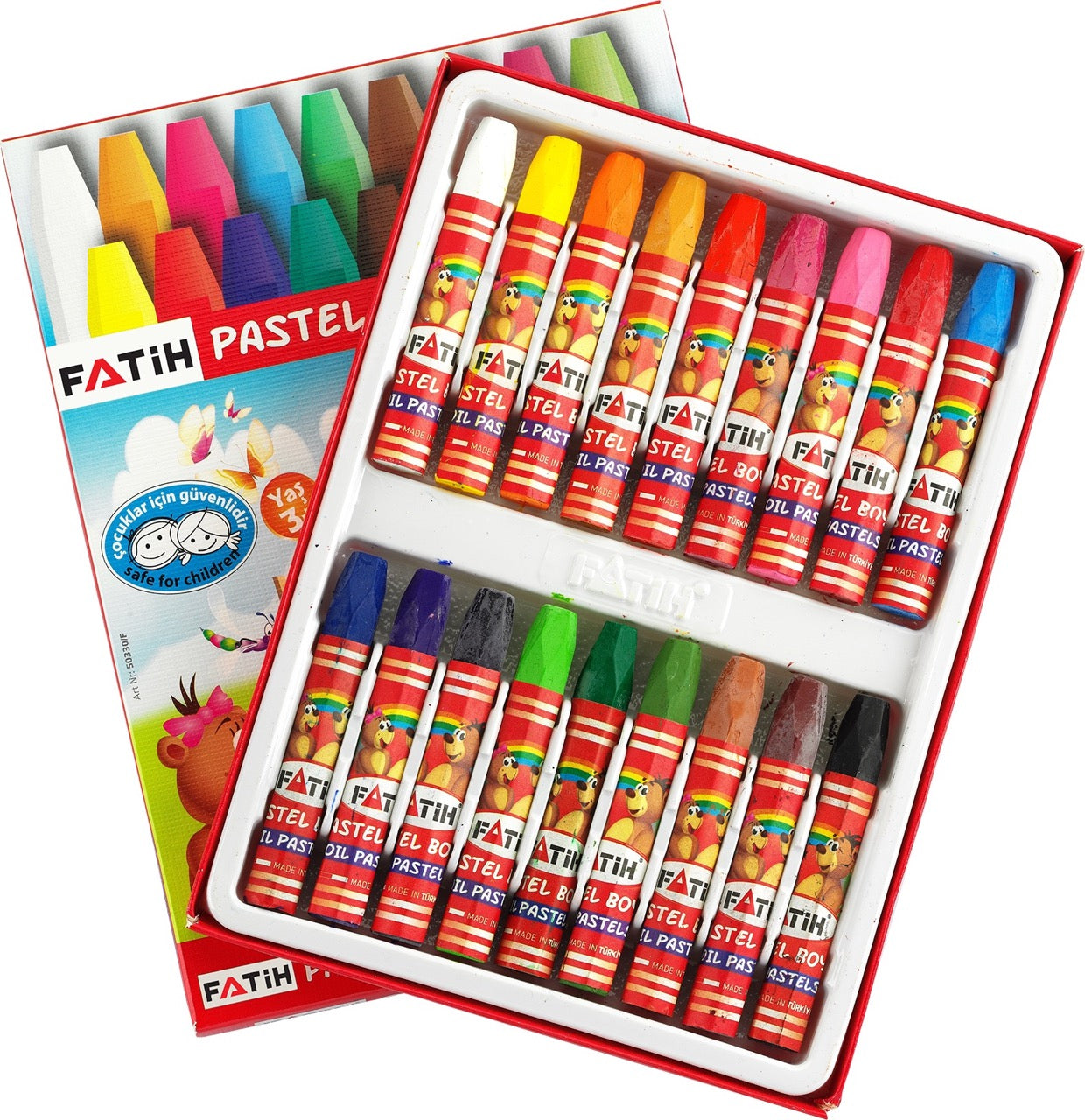 FATİH PASTEL BOYA 18 RENK *72