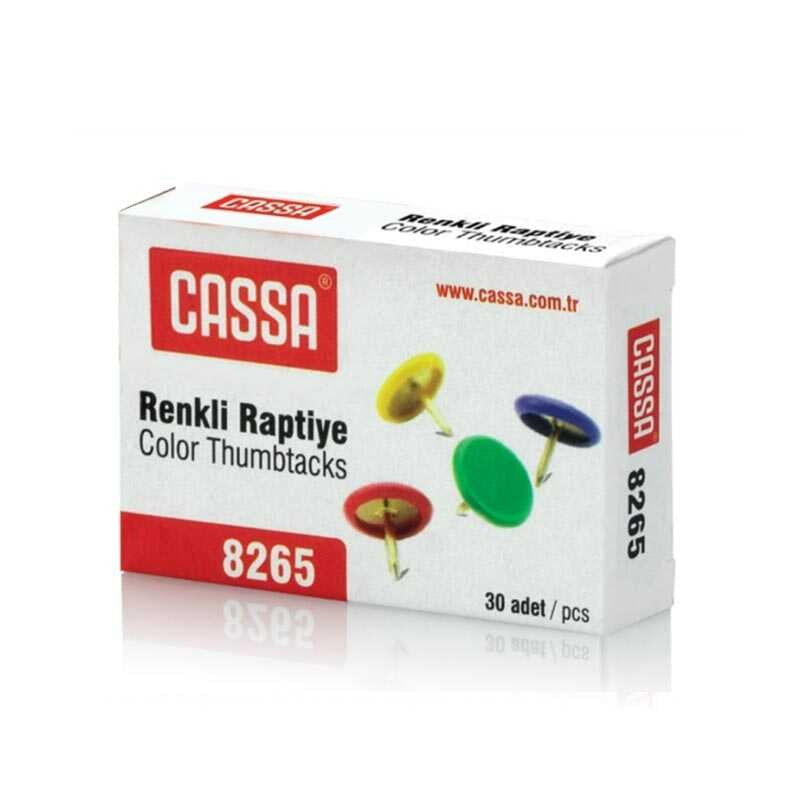 CASSA 8265 PVC KAPLI RAPTİYE KARIŞIK RENK 24 Lü *32