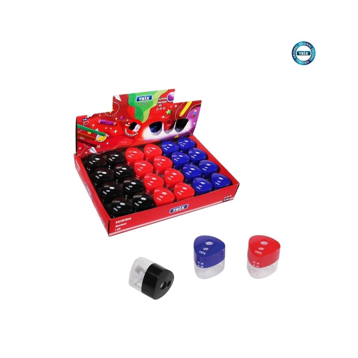 TRİX T-915 HAZNELİ ÜÇGEN KALEMTRAŞ 24' LÜ *30