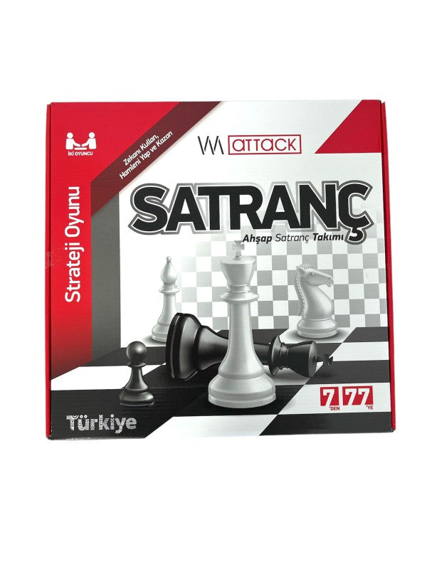 ATTACK AHŞAP SATRANÇ TAKIMI *38