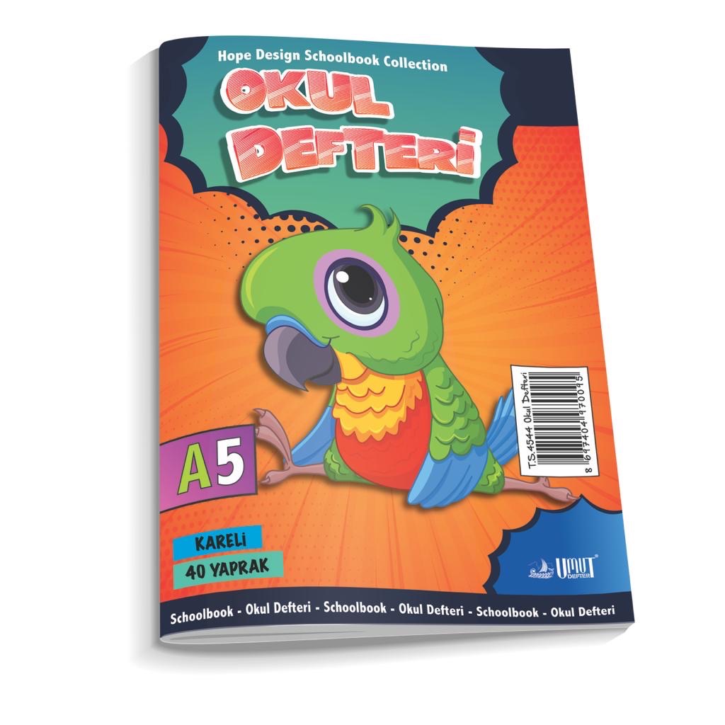 LİSE DEFTERİ 40 YP.KARELİ *20