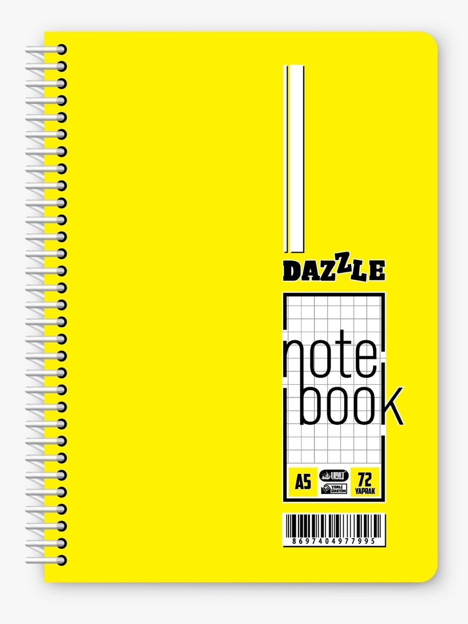 A-5 SPİRALLİ PPKAPAK 72YP KARELİ*12