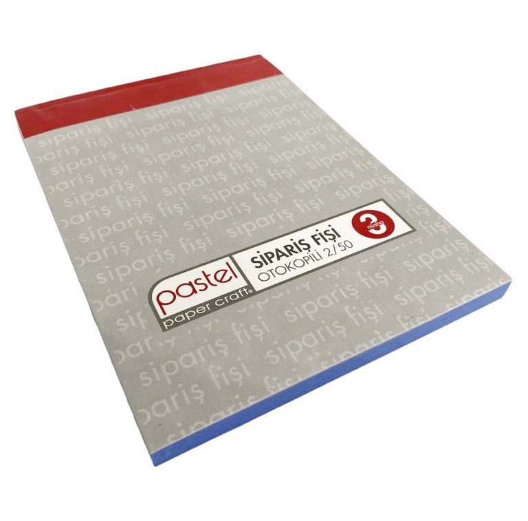 PASTEL 2/50 OTOKOPİLİ SİPARİŞ FİŞİ 3N *8 ****************