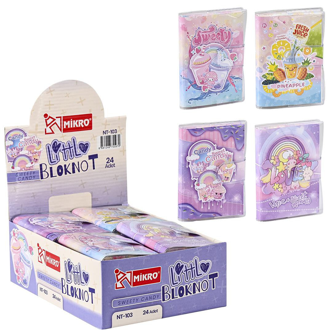 MİKRO NT-103 SWEET LOVE NOT DEFTERİ 24LÜ *18