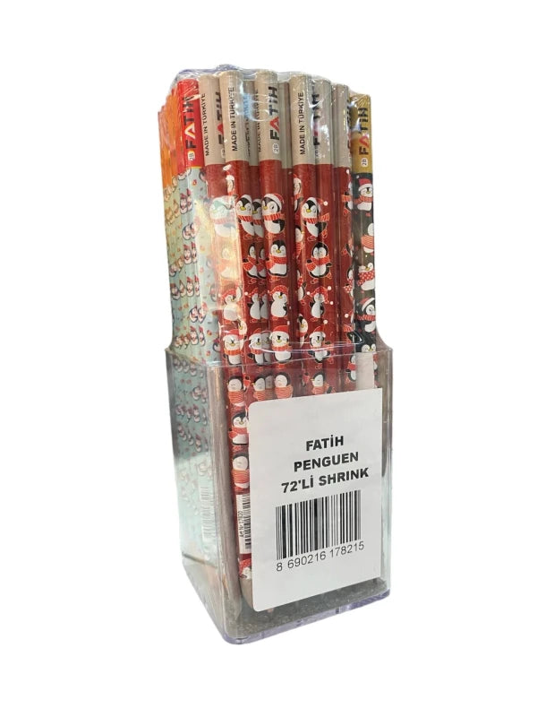 FATİH PENGUEN SİLİGİLİ KURŞUN KALEM 72 Lİ