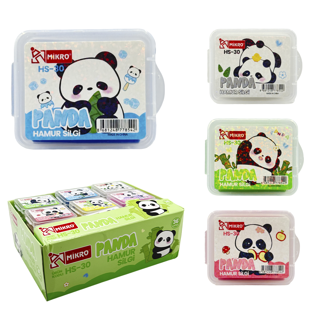 MİKRO HS-30 HAMUR SİLGİ PANDA 36'LI
