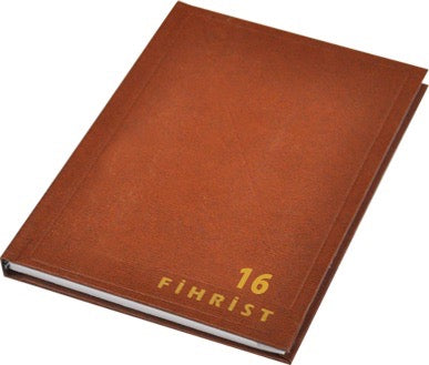 E240-16 GÜRPAŞ 17*24 CİLT BEZLİ TİCARİ FİHRİST 16'LI *48