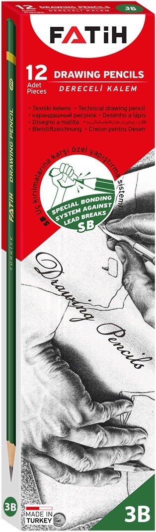 FATİH DERECELİ KALEM 3B 12Lİ *144