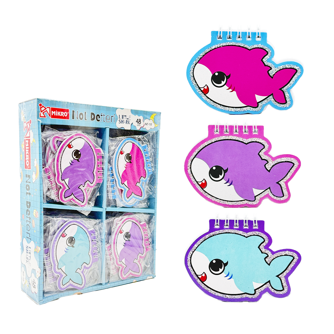 MİKRO NT-10 LİTTLE SHARK NOT DEFTERİ 48'Lİ
