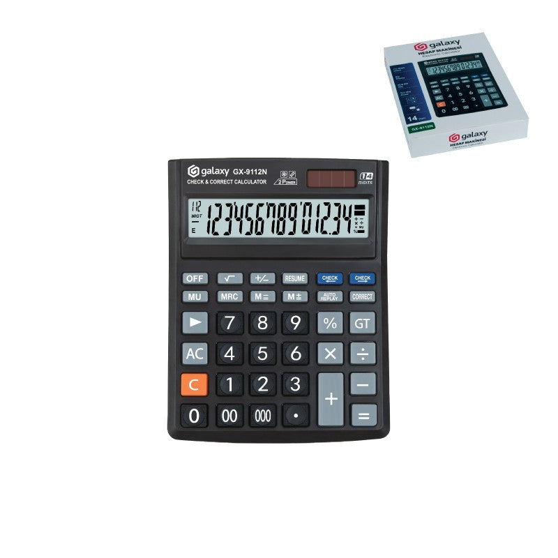 GALAXY GX-9112N HESAP MAKİNASI*60