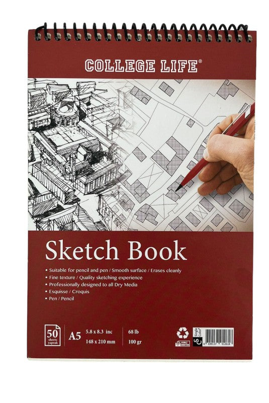 SİNGLE COLOR A5 ESKİZ DEFTER 50 YPR. *96