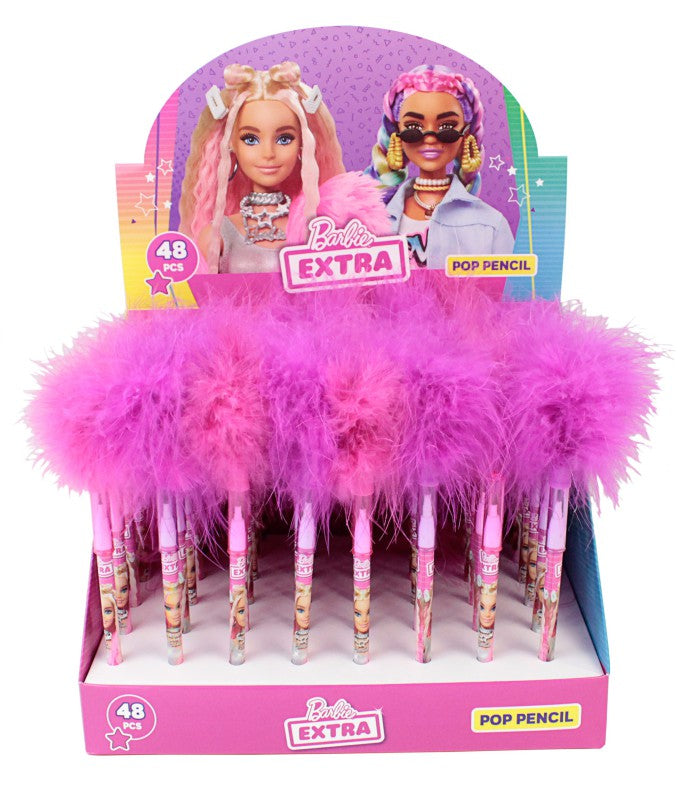 BARBİE B-752 TÜYLÜ GEÇMELİ KALEM 48'Lİ