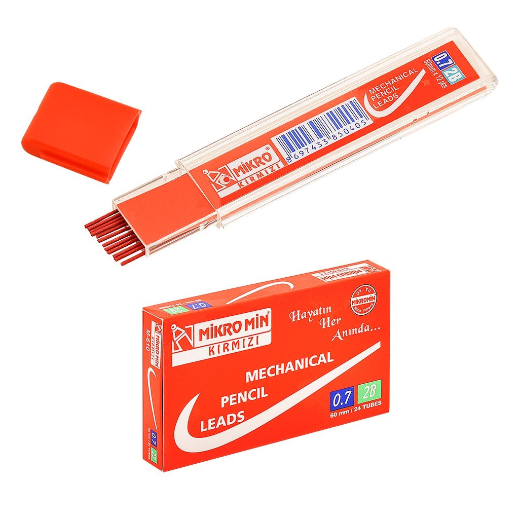 MİKRO M-610 KIRMIZI MİN 60MM 0.7MM 24'LÜ*100