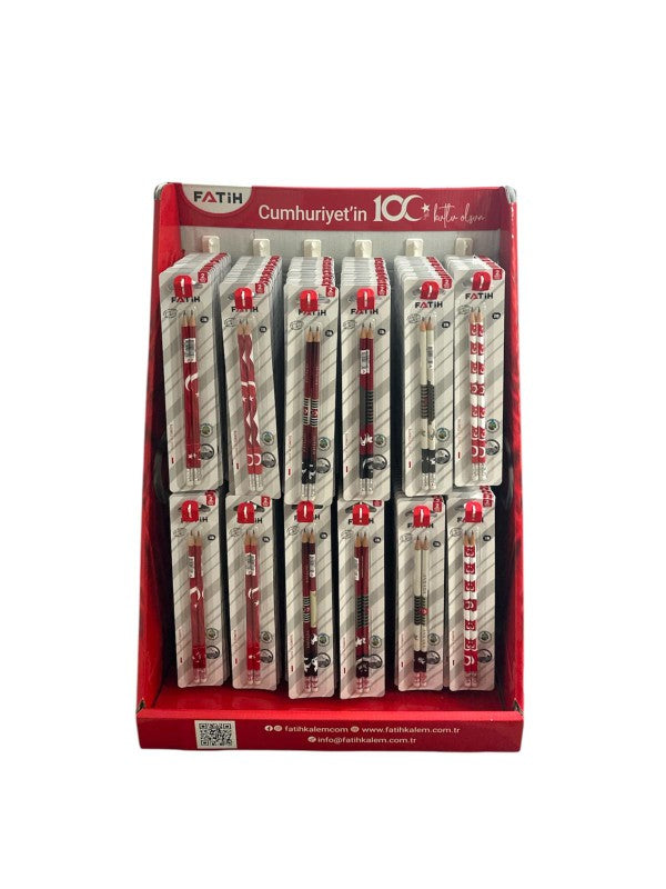 FATİH 192'Lİ TÜRK BAYRAKLI KURŞUN KALEM >