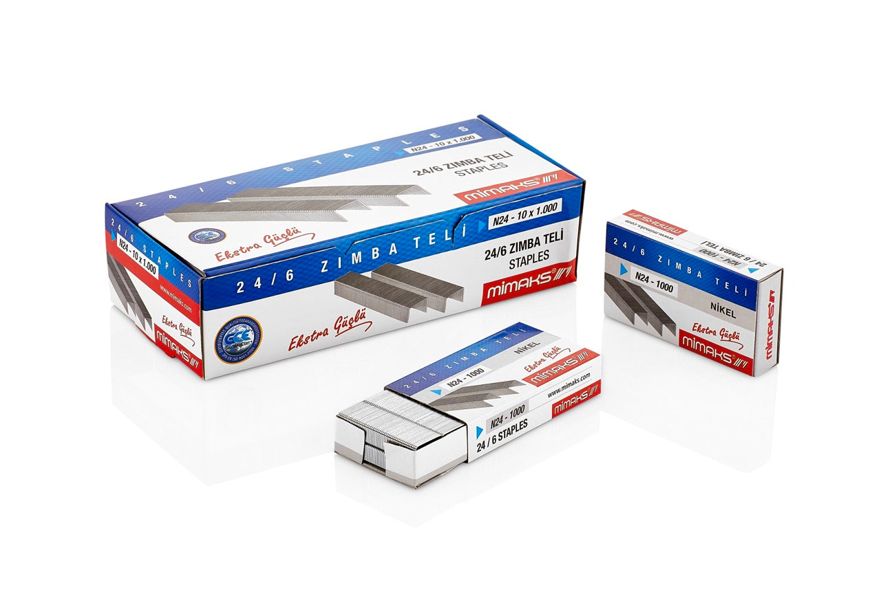 MİMAKS NİKEL ZIMBA TELİ 24/6 10'LU *30
