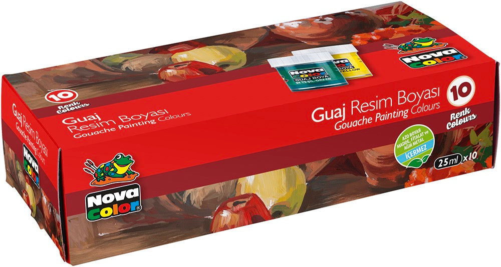 NOVA COLOR NC-114 GUAJ BOYA ŞİŞE 10RENK *36