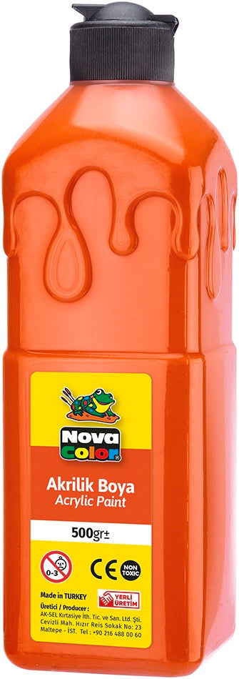 NOVA COLOR NC-388 AKRİLİK BOYA 500 GR TURUNCU *24