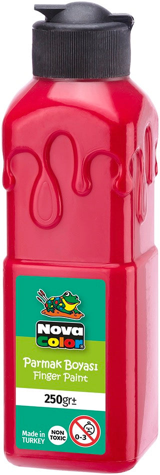 NOVA COLOR NC-442 KİRMİZİ PARMAK BOYASİ 250 GR