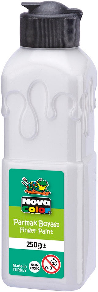 NOVA COLOR NC-446 BEYAZ PARMAK BOYASİ 250 GR