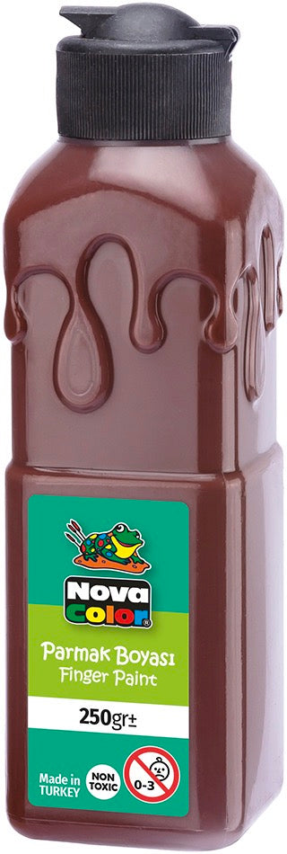 NC-448 NOVA COLOR KAHVE PARMAK BOYASİ 250 GR