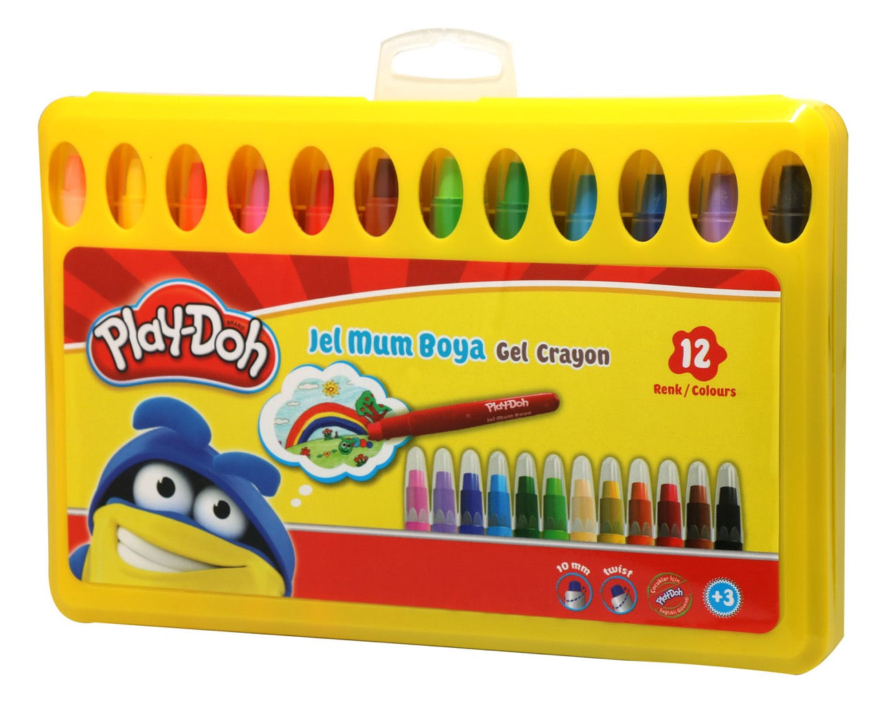 PLAY-DOH CR014 JEL CRAYON 12 RENK *60