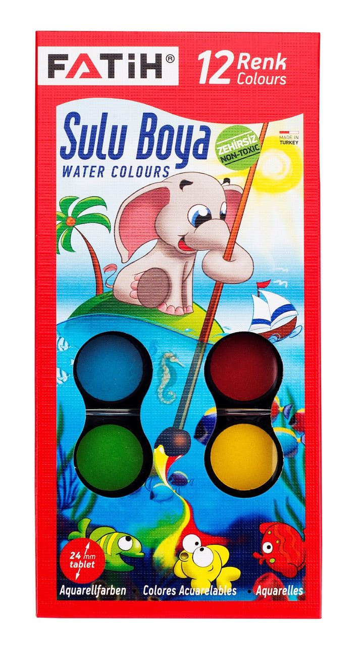 FATİH S-12 12 RENK SULUBOYA *120