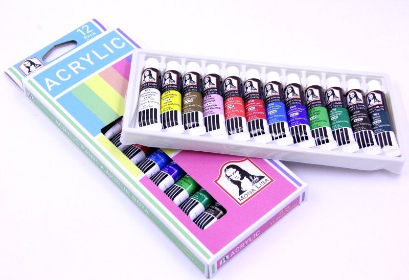 SÜDOR SD125 MONALİSA AKRİLİK BOYA TÜP 12 RENK *60