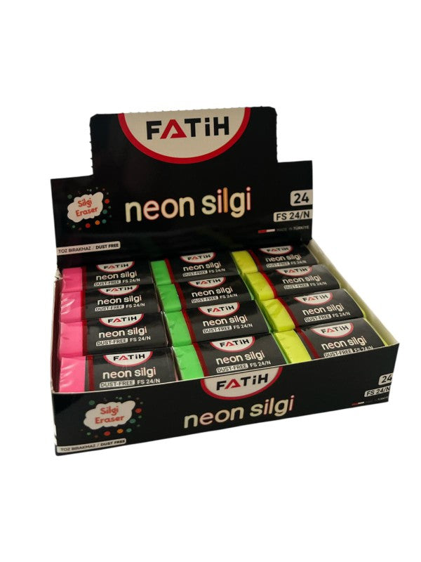 FATİH 36025 FS24 NEON SİLGİ 24'LÜ *30 >