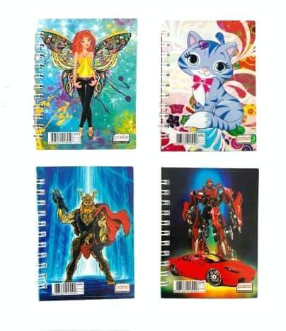 PASTEL A7 SPİRALLİ 40 YP NOT DEFTERİ ÇİZGİLİ 12Lİ *60 **************