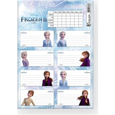 KESKİN FROZEN II DERS PROG. ETİKET 3'LÜ PK:50'Lİ *400 ^
