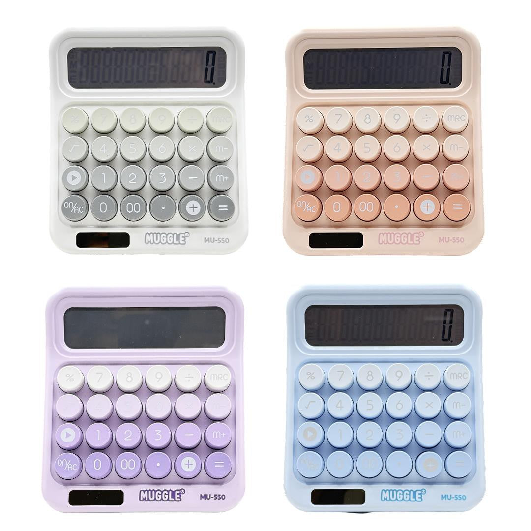 MUGGLE MU-550 12 YUMUŞAK TUŞLU HESAP MAKİNESİ