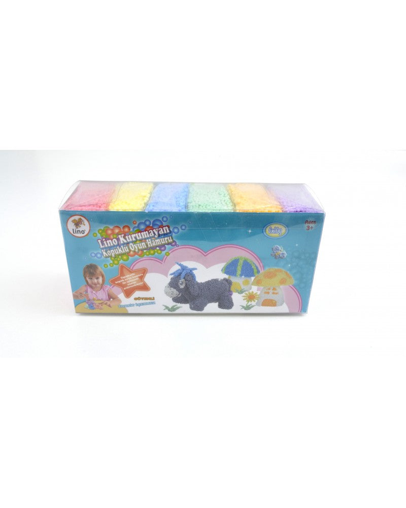 LİNO KURUMAYAN KÖPÜKLÜ OYUN HAMURU 6 'LI