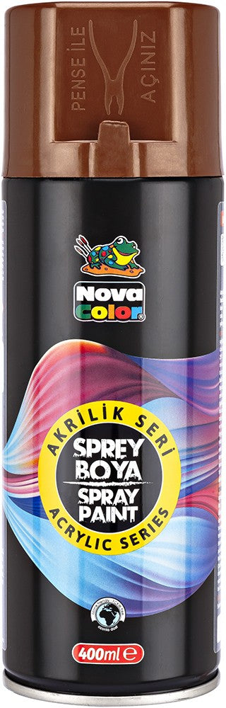NOVA COLOR AKRİLİK SPREY BOYA 400 ML -BAKIR