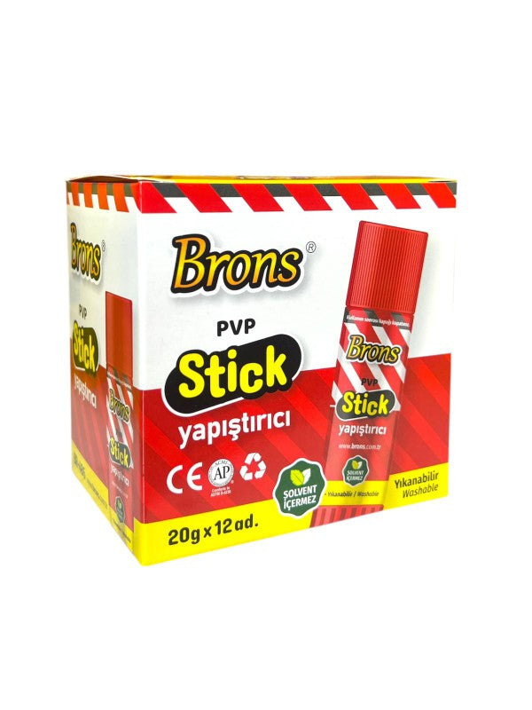 BRONS BR-486 STİCK YAPIŞTIRICI 20GR 12'Lİ