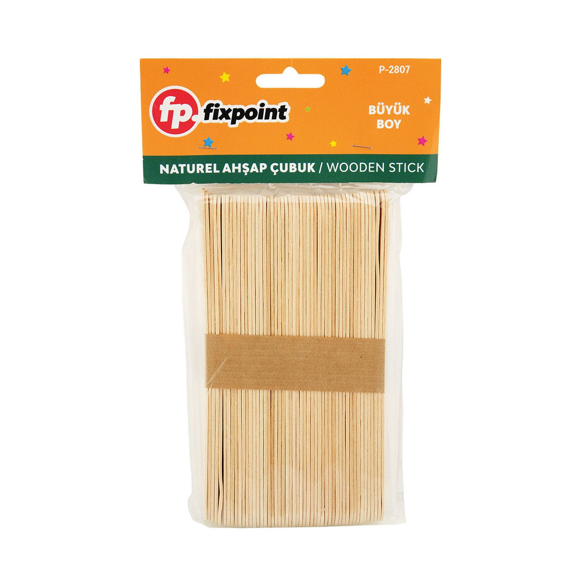 FİXPOİNT P-2807 NATUREL DİL ÇUBUĞU 12'Lİ *12