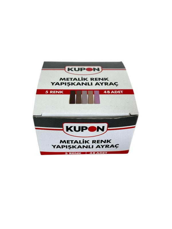 KUPON KYP-551 METALİK YAPIŞKANLI AYRAÇ 48 'Lİ*36