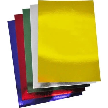 SİNGLE COLOR 50X70 METALİK AYNALI KARTON KARIŞIK 10'LU*20