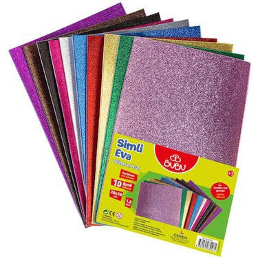 BUBU-EV0020 SİMLİ YAPIŞKANLI EVA 50*70 10'LU