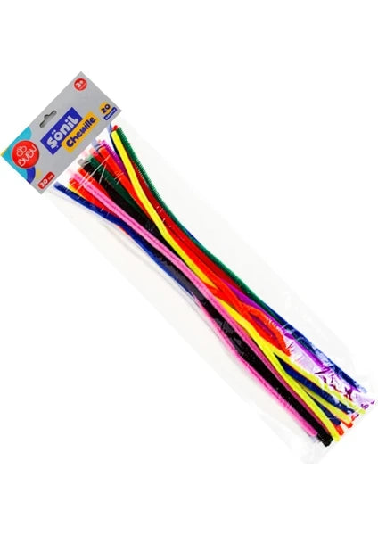 BUBU-SON001 DÜZ ŞÖNİL 30CM 25'Lİ