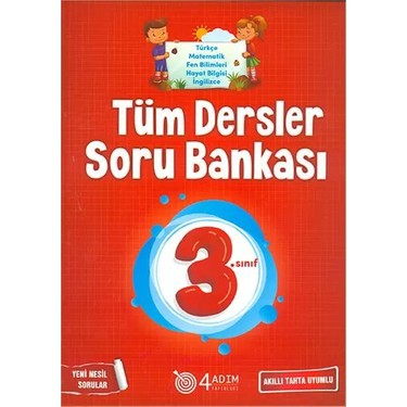 4 ADIM TÜM DERSLER SORU BANKASI 3.SINIF